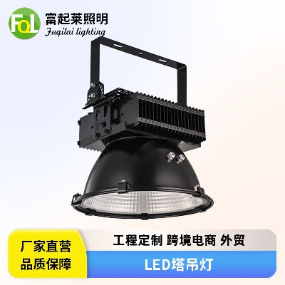 大功率工地探照灯防水戶外投光灯高杆射灯工程款LED塔吊灯压铸铝