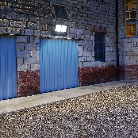 双头太阳能投光灯 户外防水投射灯高亮家用农村LED庭院灯室外照明