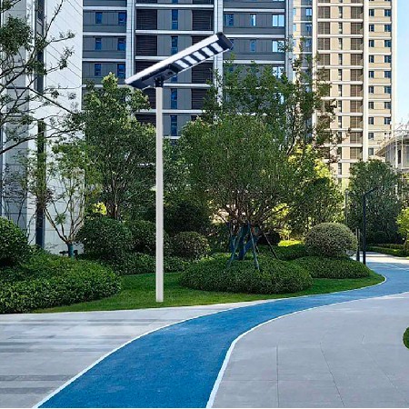 批发户外工程高光效防水路灯一体化太阳能路灯可调节太阳能庭院灯