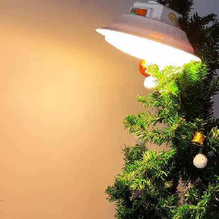 跨境led飞碟充电灯户外摆摊夜市充电灯白光家用停电应急照明